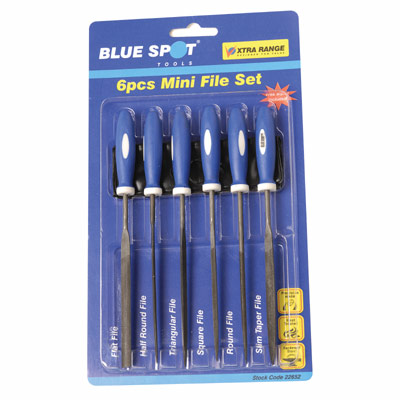 6PCE MINI FILE SET WITH POUCH - 22652
