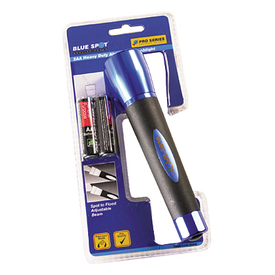 2AA ALUMINIUM TORCH WITH BATTERIES - 65008