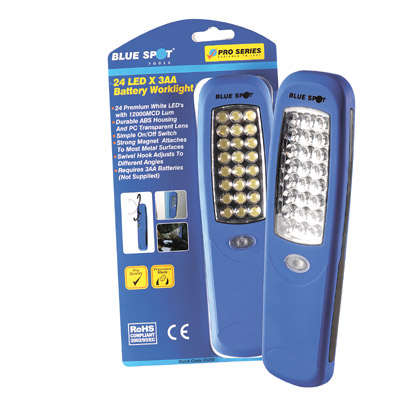 24 LED X 3AA BATTERY WORKLIGHT - 65200
