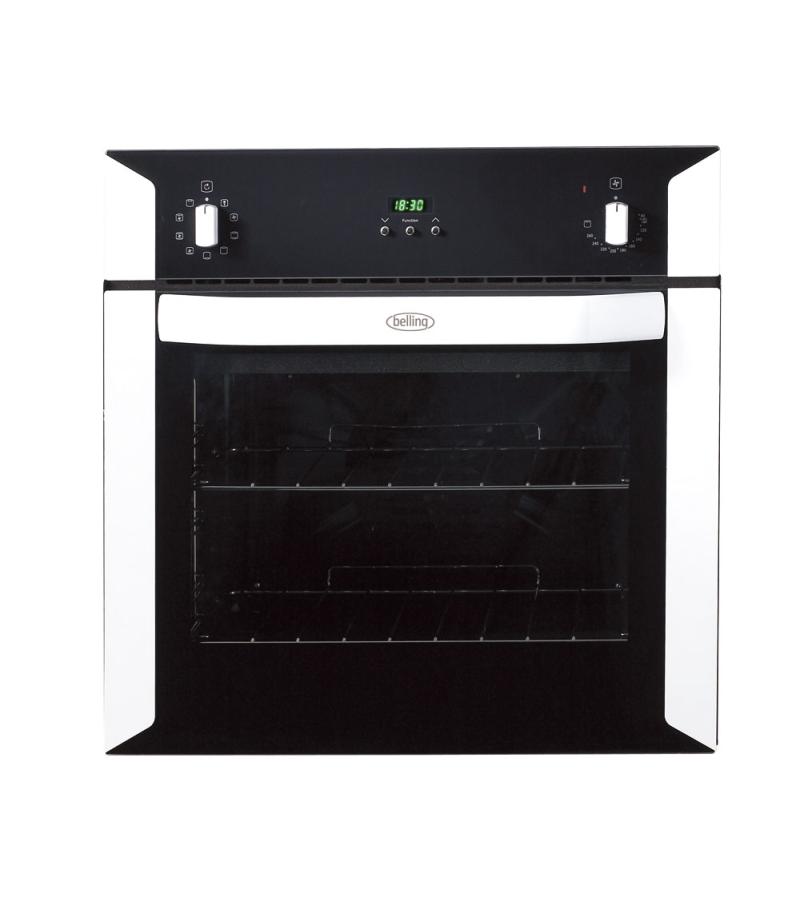 Belling Builtin Fanned Single Oven, Side Opening Stainless Steel