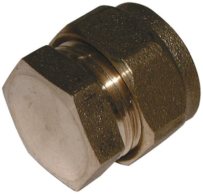 10mm Brass Compression Stop End - CFSE-10