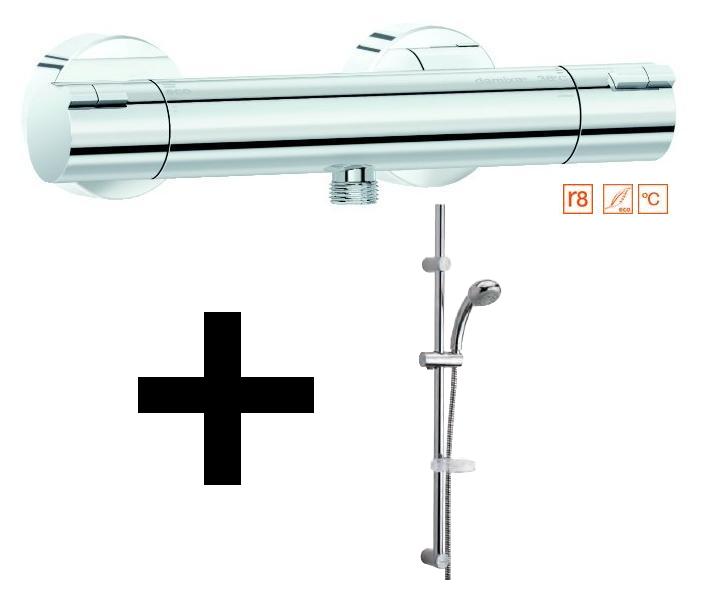 Damixa - Space Thermostatic Shower Mixer Bottom Outlet + Plus Shower Set - TB200141 + TB220141 - SOLD-OUT!!