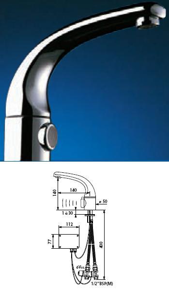 TEMPOMATIC-MIX Basin Mixer 6V DC Flexible Inlet - DD 495006