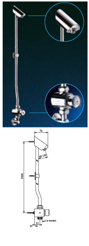 TEMPOSTOP Exposed Shower Kit - 3/4" BSP(M) Inlet - DD 749001