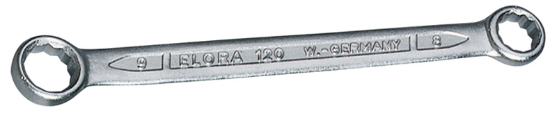 8mm X 9mm Elora Flat Metric Ring Spanner - 02406 