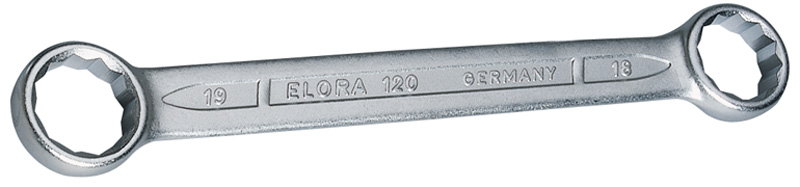 18mm X 19mm Elora Flat Metric Ring Spanner - 02456 