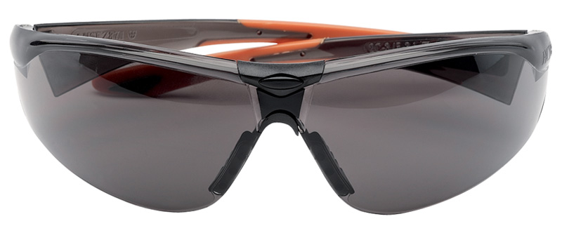 Expert Anti-mist Smoked Safety Spectacles With UV Protection And Flexible Frame To EN166 1 F Categor - 03111 