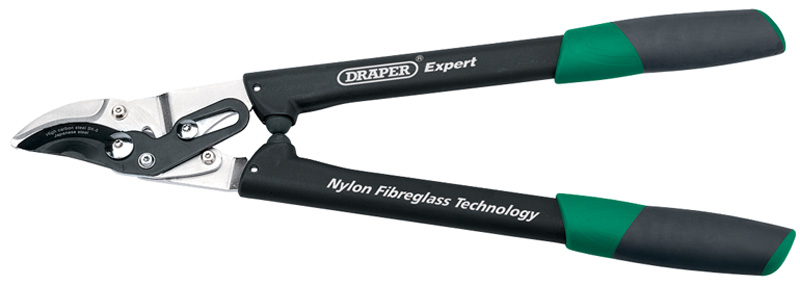 Expert 540mm Soft Grip Lever Action Bypass Loppers With Fibreglass Handles - 03306 