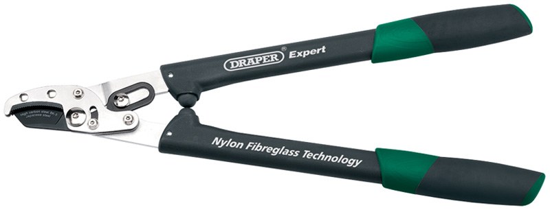 Expert 540mm Soft Grip Lever Action Anvil Loppers With Fibreglass Handles - 03307 