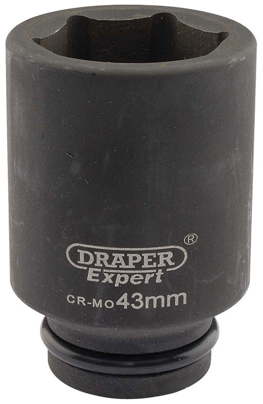Expert 43mm 3/4" Square Drive Hi-Torq® 6 Point Deep Impact Socket - 05074 