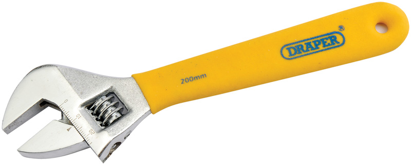 DIY Series 200mm Soft Grip Adjustable Wrench - 05771 