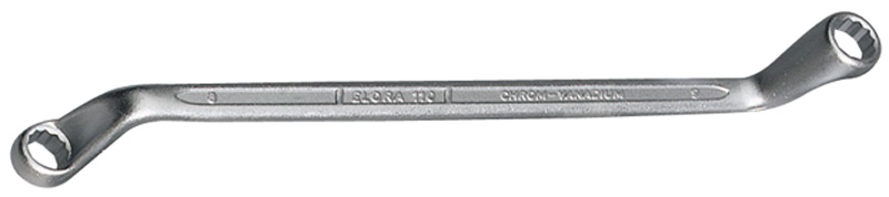 8mm X 9mm Elora Deep Crank Metric Ring Spanner - 06078 