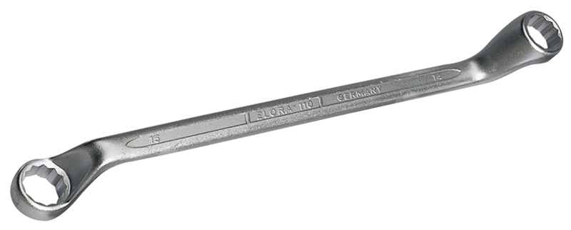 14mm X 15mm Elora Deep Crank Metric Ring Spanner - 06177 