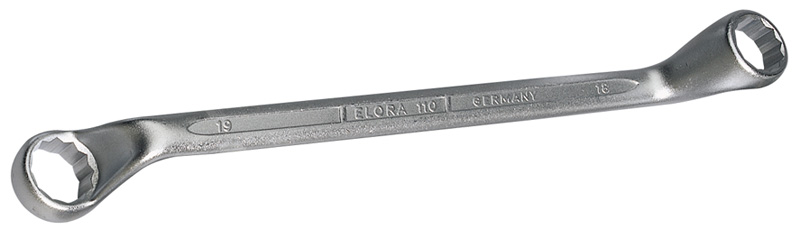 18mm X 19mm Elora Deep Crank Metric Ring Spanner - 06226 