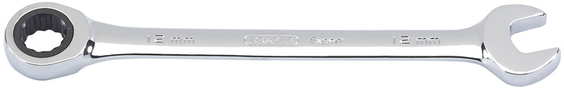 Expert 12mm Draper Expert Hi-Torq® Metric Ratcheting Combination Spanner - 06599 