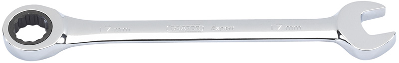 Expert 17mm Draper Expert Hi-Torq® Metric Ratcheting Combination Spanner - 06604 