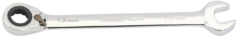 Expert 13mm Draper Expert Hi-Torq® Metric Reversible Ratcheting Combination Spanner - 06621 - DISCONTINUED 