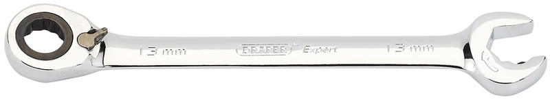 Expert 13mm Draper Expert Hi-Torq® Metric Reversible Double Ratcheting Combination Spanner - 06844 