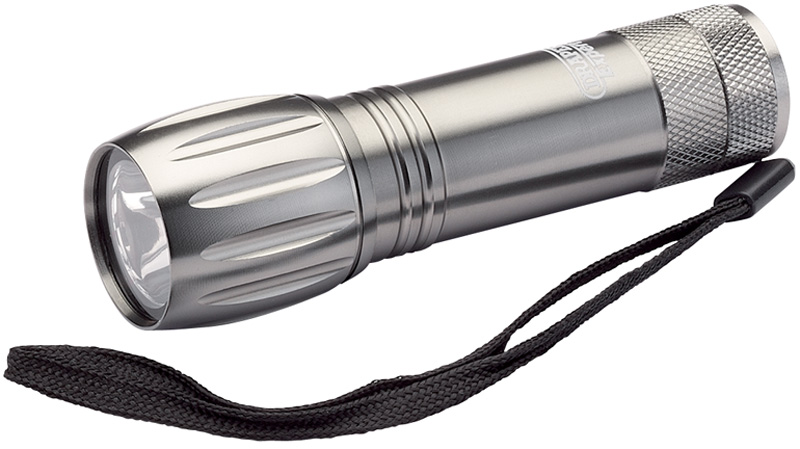 Expert 1 LED (1W) Super Bright Aluminium Torch (3 X AAA Batteries) - 08388 
