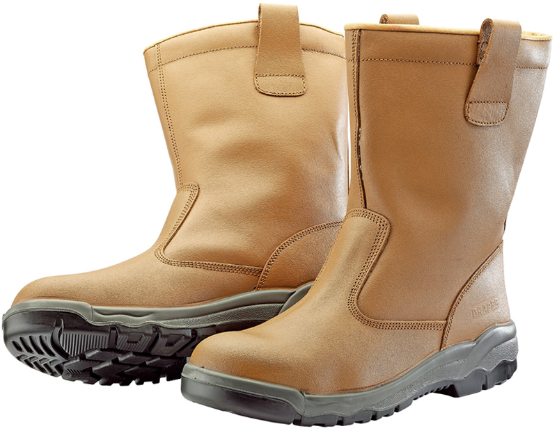 Fur Lined Rigger Boots With Metal Toecaps To S1PA - Size 7/41 - 08636 