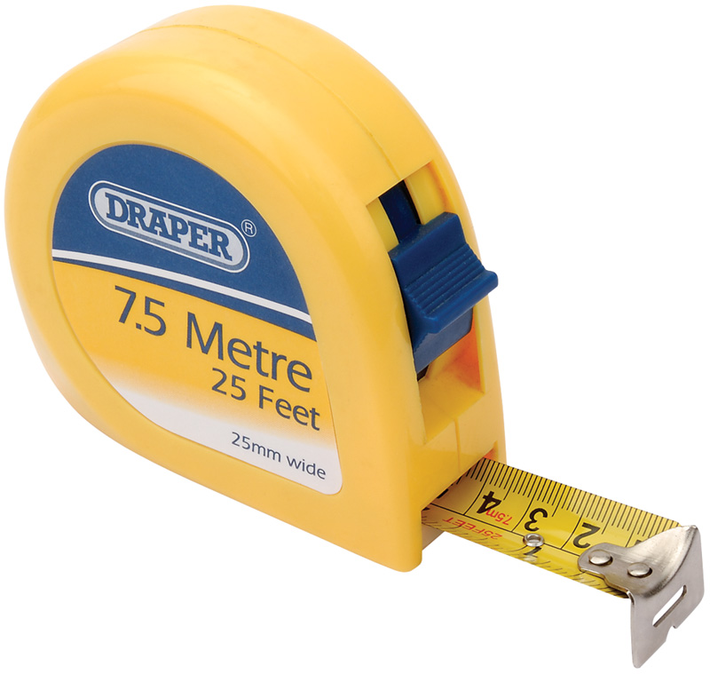 DIY Series 7.5m/25ft Metric/Imperial Measuring Tape - 09228 