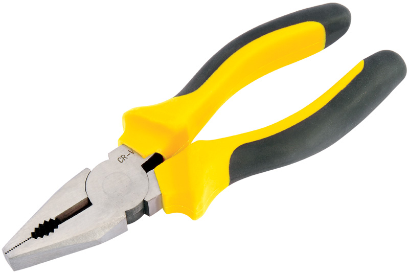 DIY Series 160mm Heavy Duty Combination Pliers With Soft Grip Handles - 09402 
