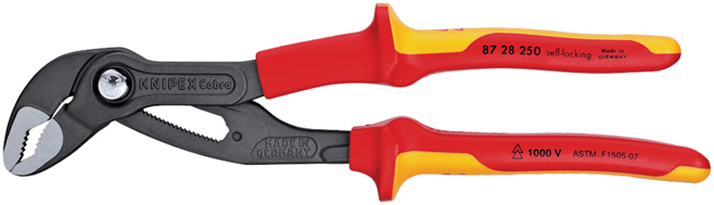 Expert Knipex 250mm Fully Insulated Cobra® Waterpump Pliers - 10644 