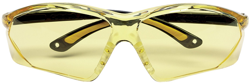 Expert Anti-mist Yellow Safety Spectacles With UV Protection To EN166 1 F Category 2 - 12062 