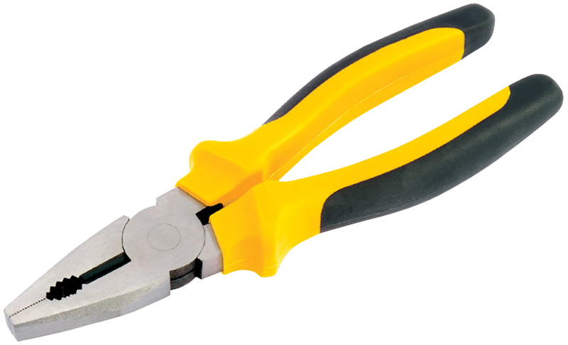 DIY Series 200mm Heavy Duty Combination Pliers With Soft Grip Handles - 12519 