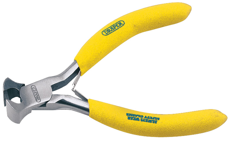 DIY Series 100mm End Cutting Mini Pliers With PVC Dipped Handles - 12532 