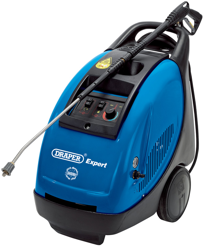 Expert 3000W 230V Heavy Duty Hot Water Pressure Washer With Total Stop Feature - 13754 