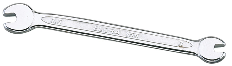 3mm X 3.5mm Elora Midget Double Open Ended Spanner - 17024 