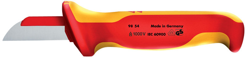 Expert 180mm Fully Insulated Knipex Cable Knife - 18872 