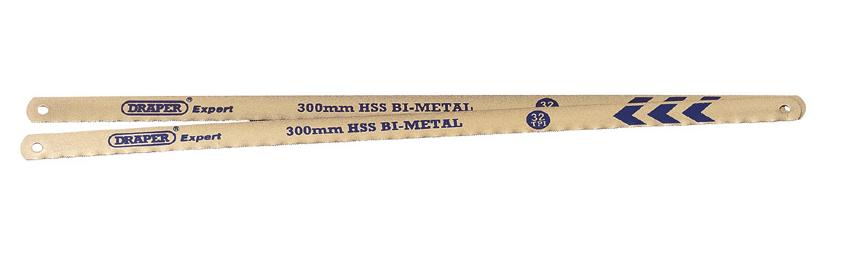 Expert 2 X 300mm 18TPI Bi-Metal Hacksaw Blades - 19344 