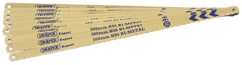 Expert 10 X 300mm 18TPI Bi-Metal Hacksaw Blades - 19347 