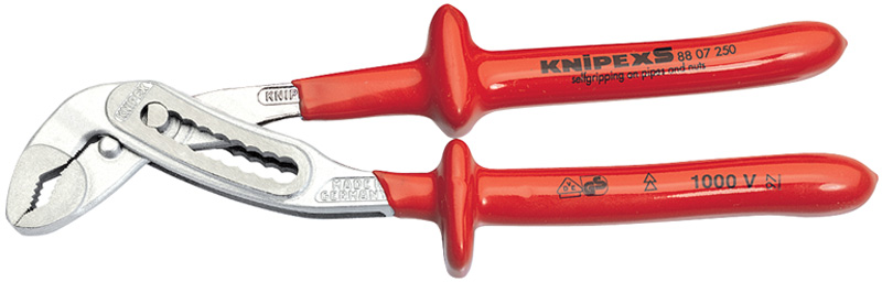 Expert Knipex 250mm Fully Insulated Alligator® Waterpump Pliers - 21923 
