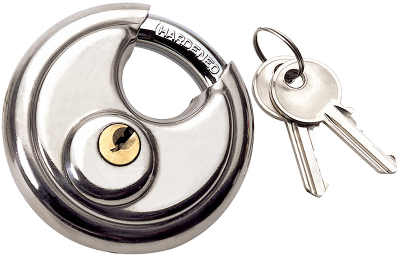 70mm Close Shackle Stainless Steel Padlock - 22157 