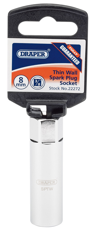 3/8" Square Drive 14mm Thin Wall Spark Plug Socket - 22272 