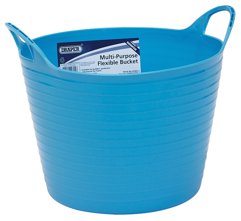 15L Multi Purpose Flexible Bucket - Blue - 22304 