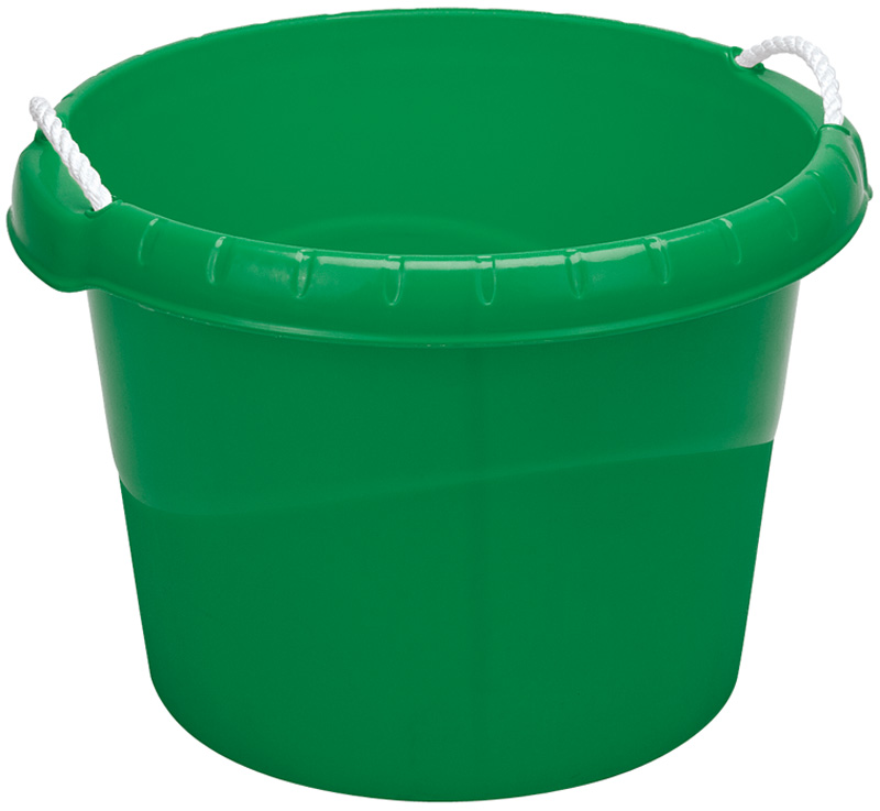 45L Bucket With Rope Handles - Green - 22311 - SOLD-OUT!! 