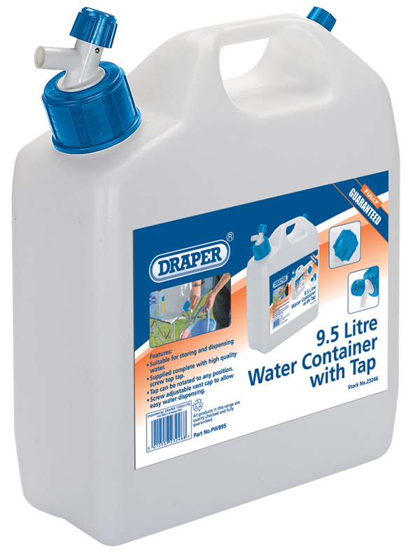 9.5L Water Container With Tap - 23246 
