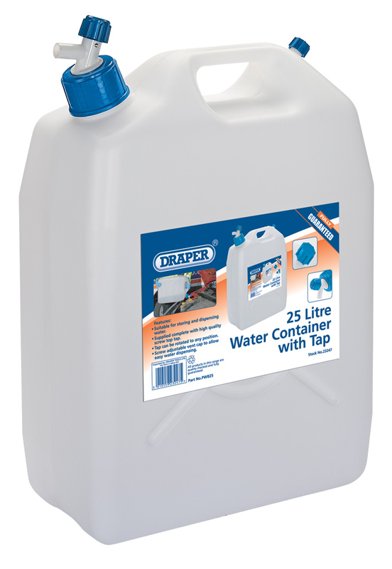 25L Water Container With Tap - 23247 