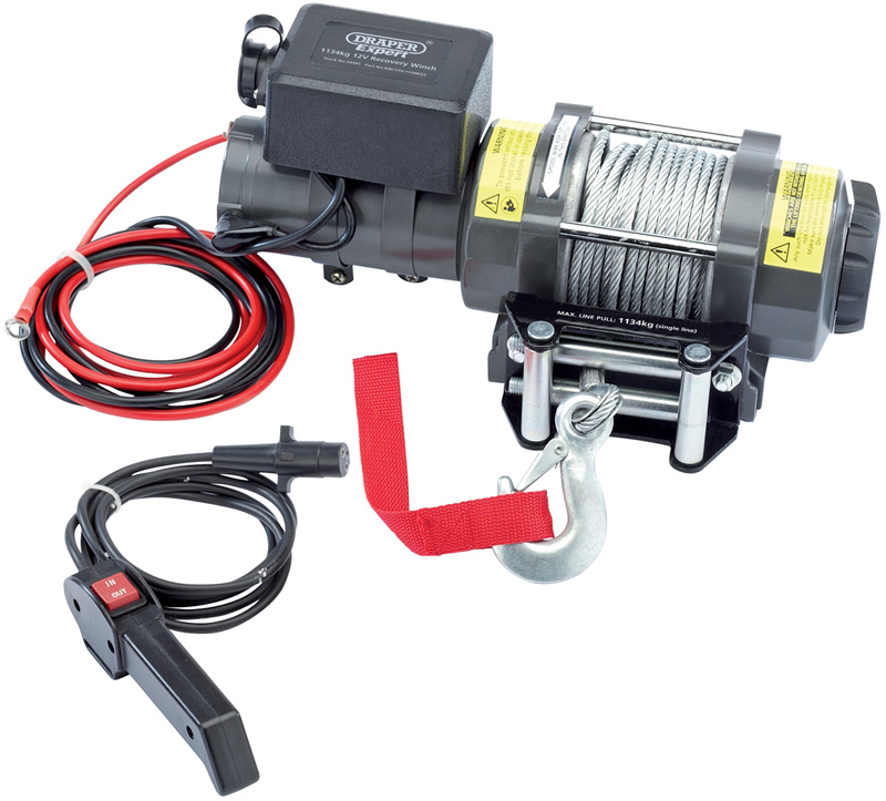 Expert 1134kg 12V Recovery Winch - 24441 