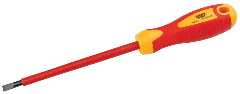 Expert 3mm X 100mm Insulated Plain Slot Screwdriver (Sold Loose) - 24641 