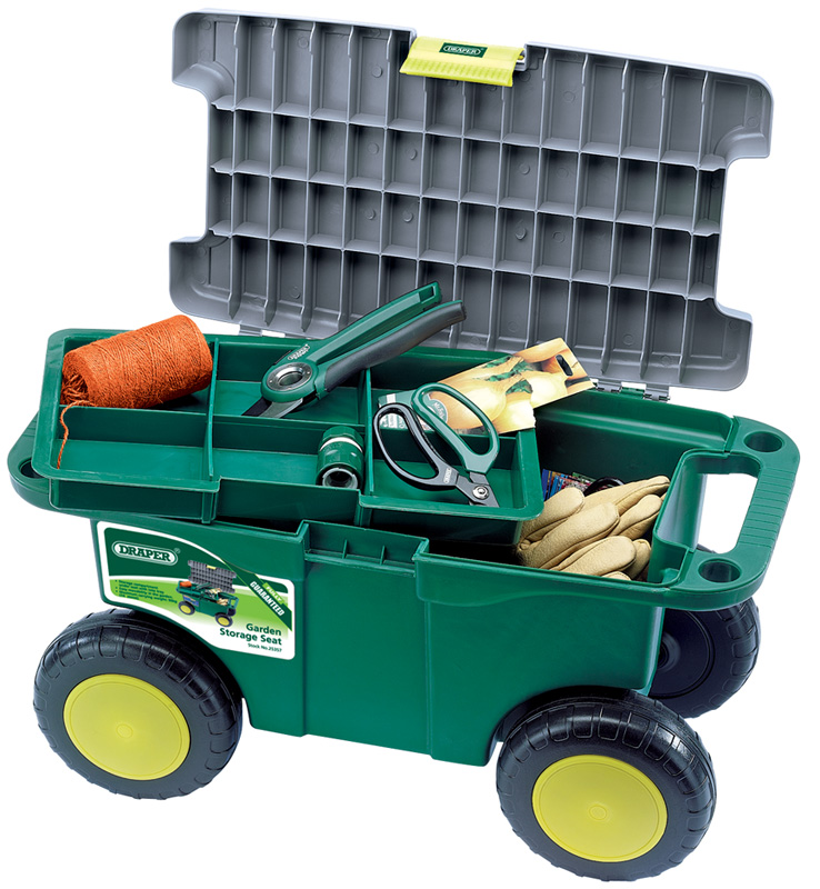 Gardeners Tool Cart And Seat - 25357 - DISCONTINUED 