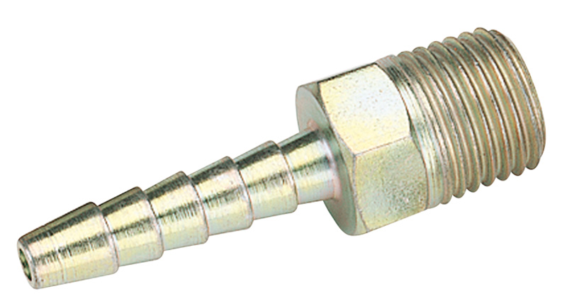 1/4" BSP Taper 3/16" Bore PCL Male Screw Tailpiece (Sold Loose) - 25800 