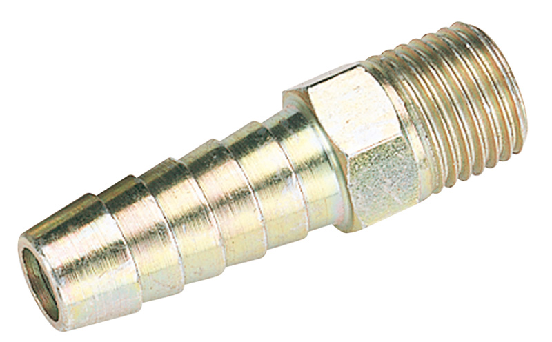 1/4" BSP Taper 3/8" Bore PCL Male Screw Tailpiece (Sold Loose) - 25801 