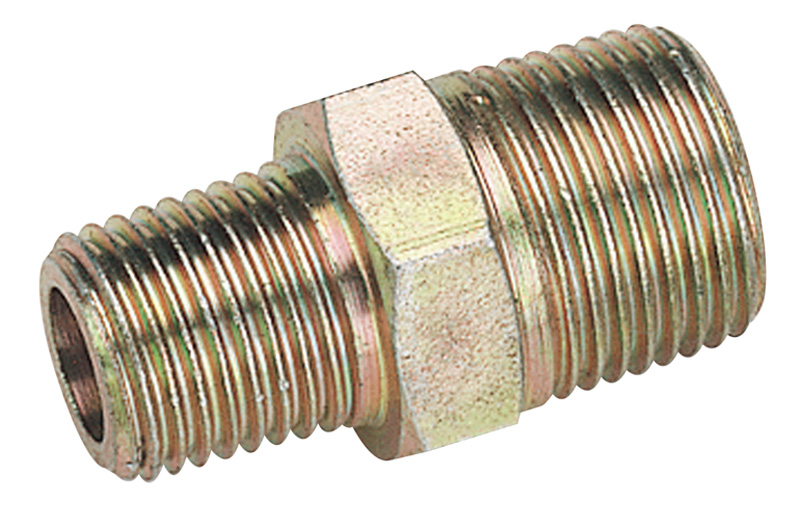 3/8" Male To 1/4" Male BSP Taper Reducing Union Pack Of 3 - 25868 