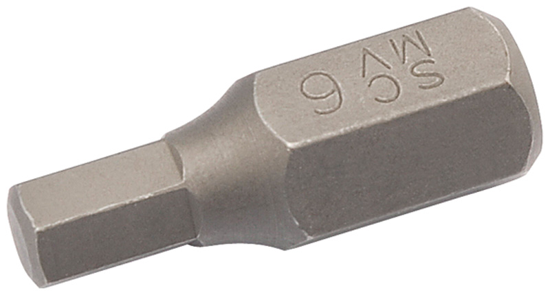 6mm X 30mm Hexagonal 10mm Insert Bit For Mechanics Bit Sets 21932, 33614 And 59985 - 26261 