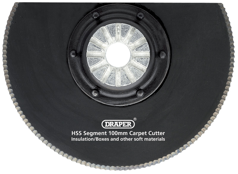 HSS Segment Carpet Cutter 100mm Diameter - 26809 